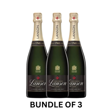 [Bundle of 3] Lanson Black Label Brut, 750ml